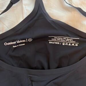 outdoor voices, exercise dress, black XL